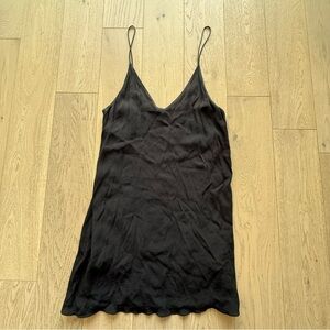 Aritzia Wilfred Free Black Slip Dress Size Small